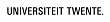 Logo Universiteit Twente