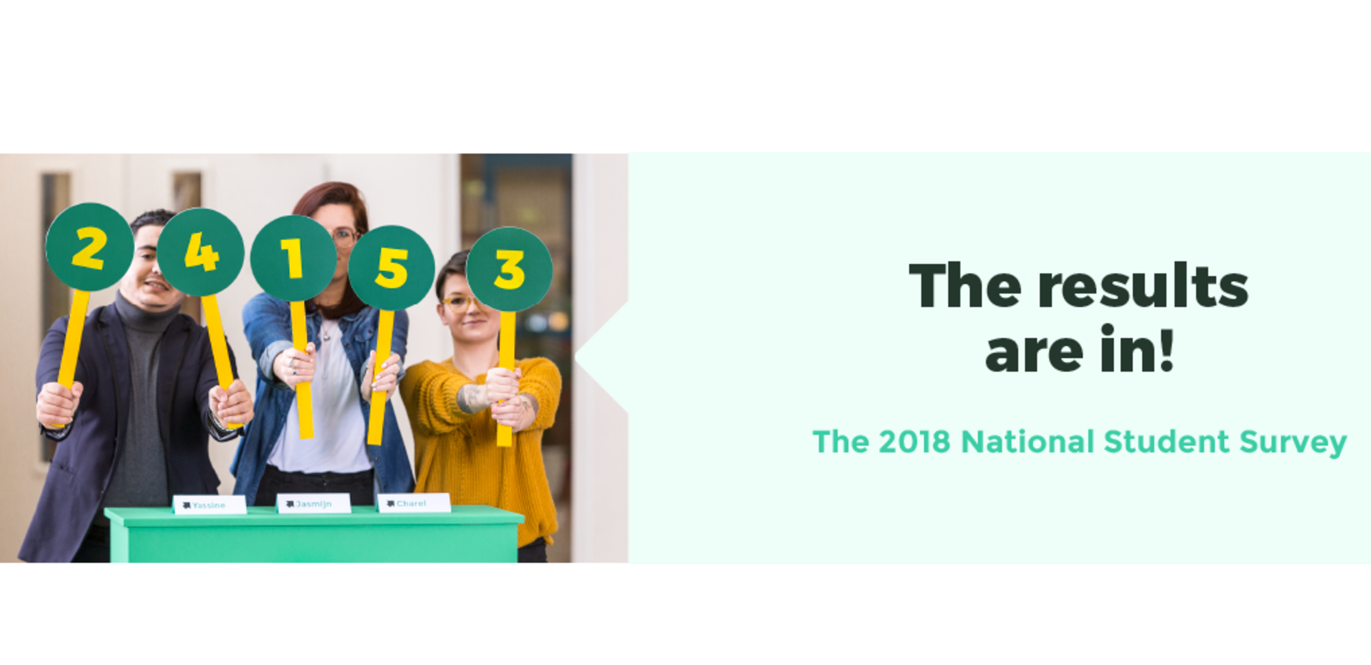 2018 National Student Survey Results